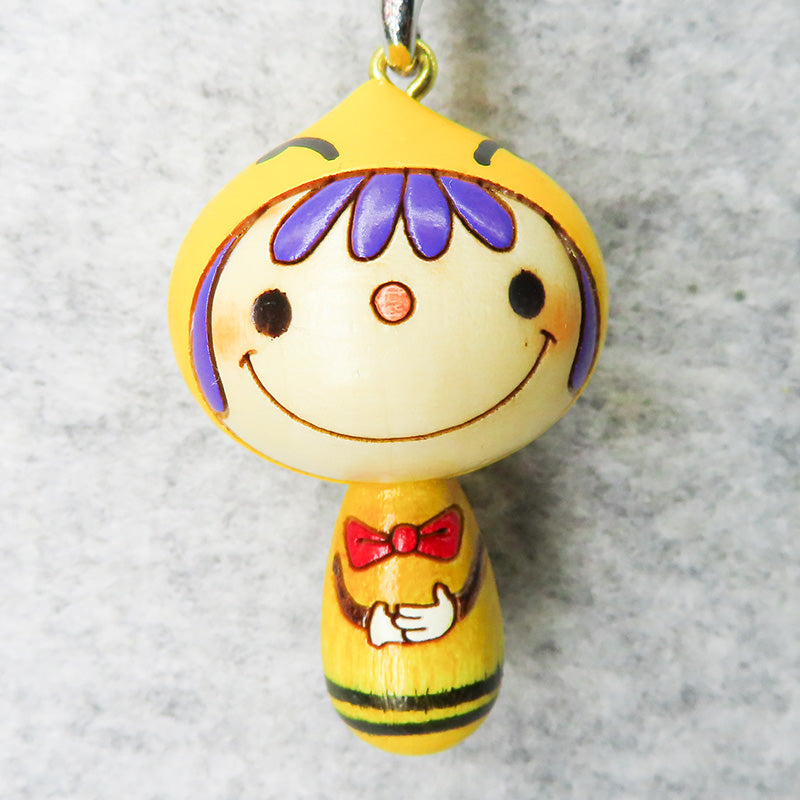 こけし ハチちゃんストラップ