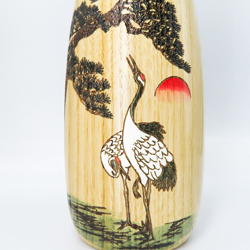 卯三郎こけし 夫婦鶴 kokeshi