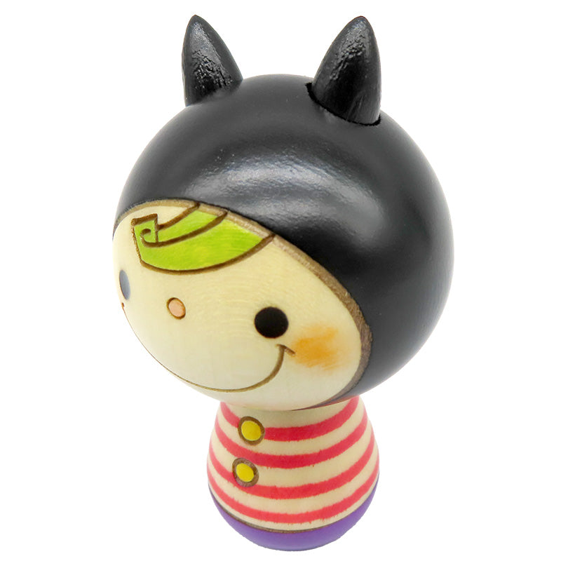 黒猫のジル こけし