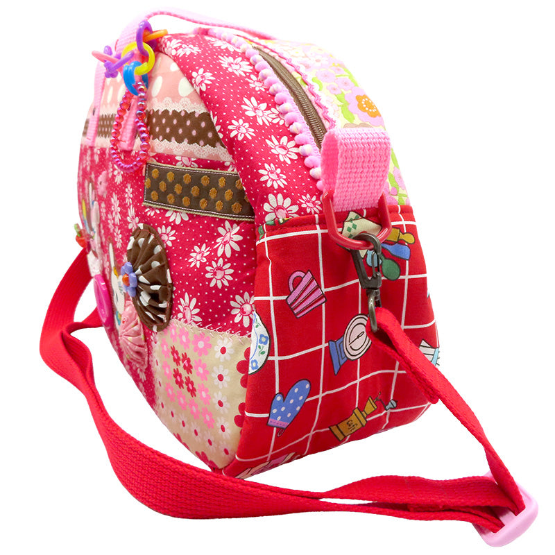 ボストンバッグM (ウサギ2匹)