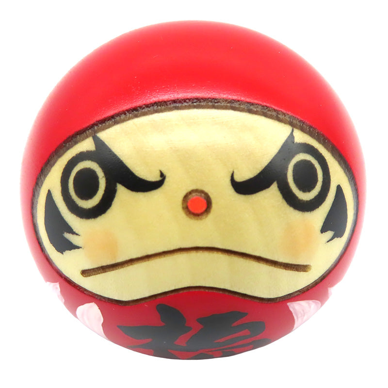 卯三郎こけし 幸福だるま 赤