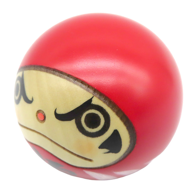卯三郎こけし 幸福だるま 赤