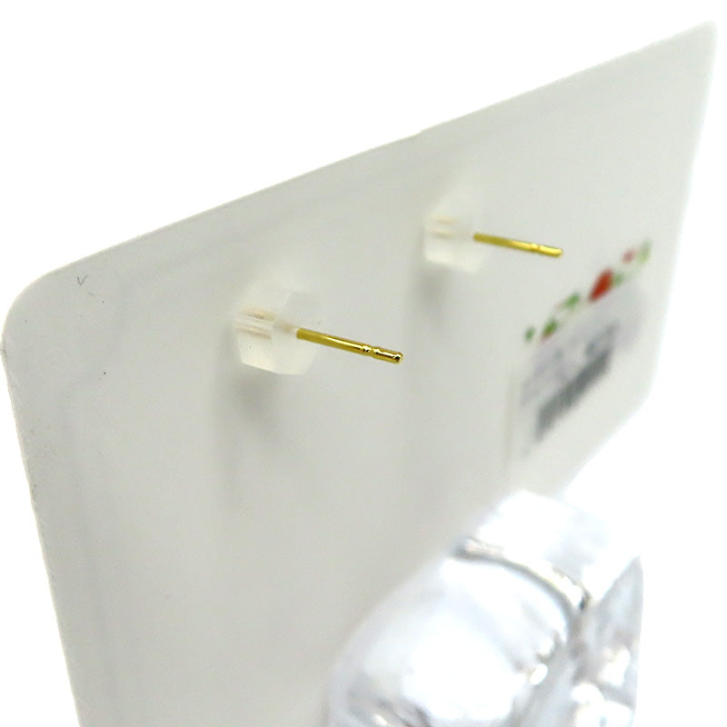 -ゆらゆら苺 花- ピアス