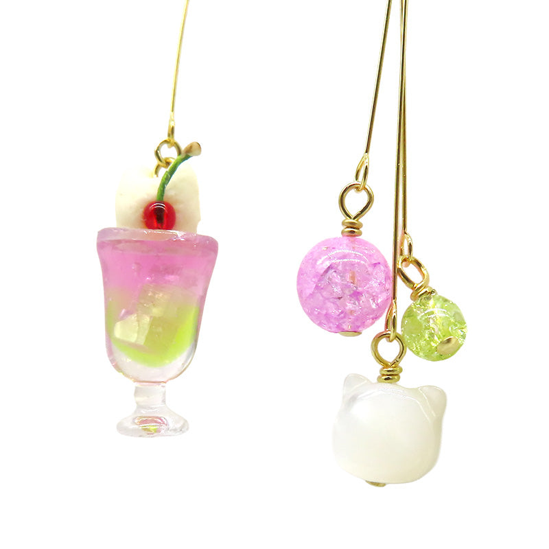 -neko da soda spring- ピアス