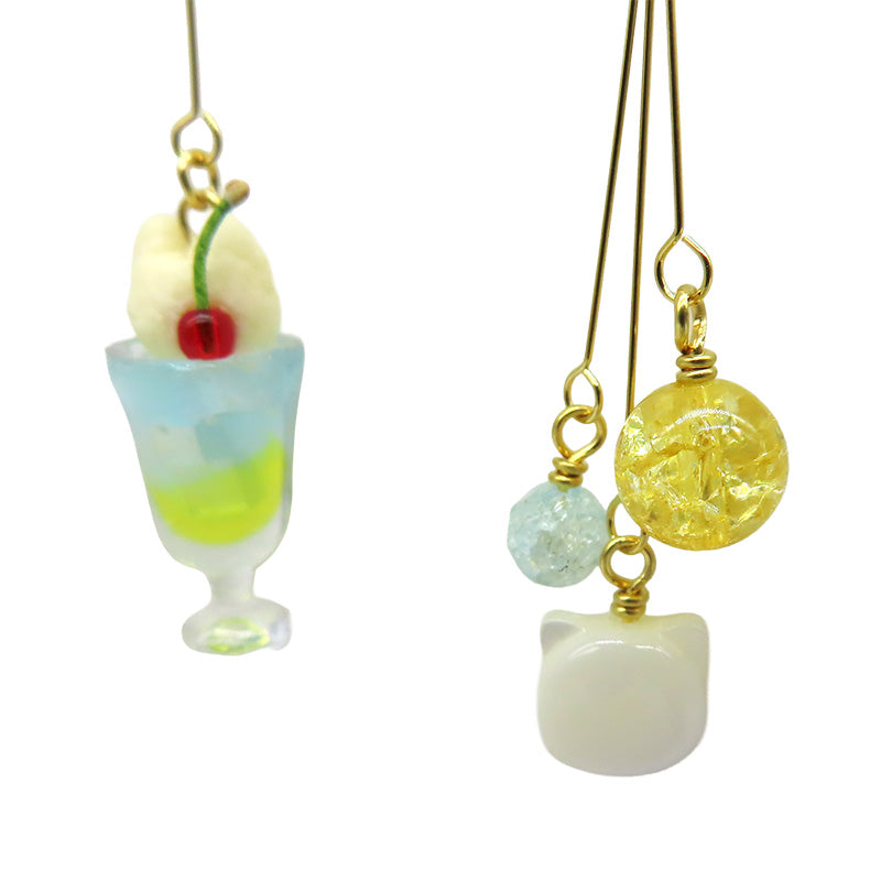 -neko da soda summer- イヤリング