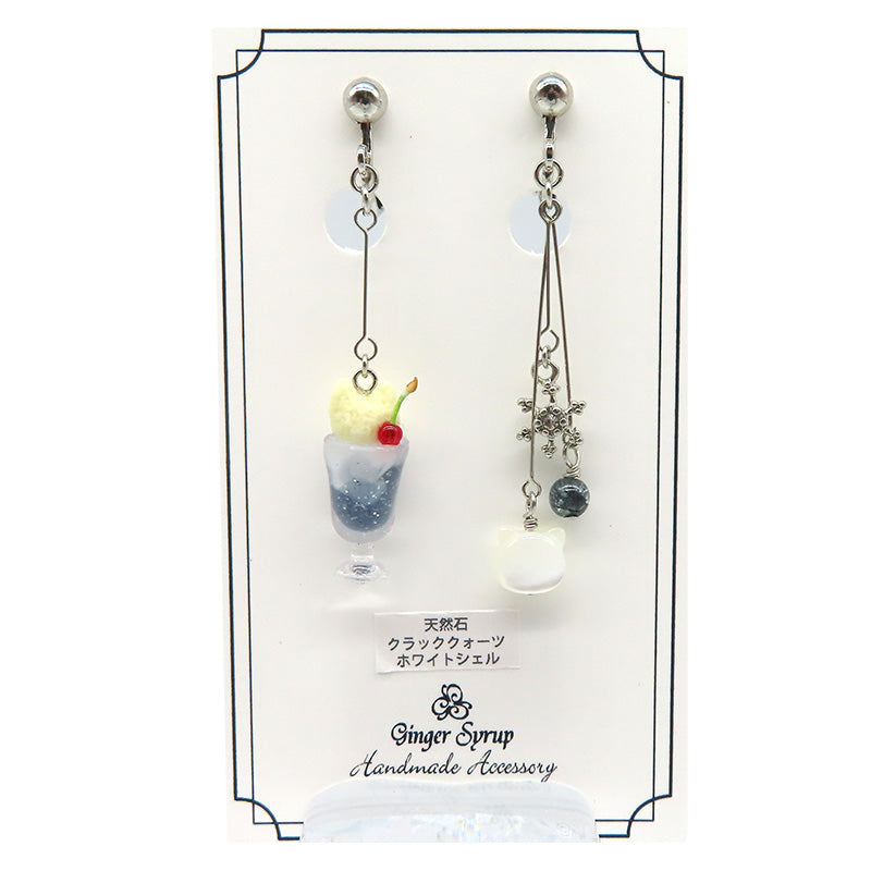 -neko da soda winter- イヤリング