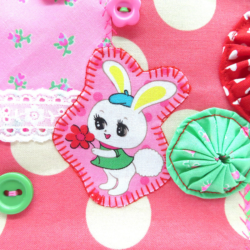 ボストンバッグS (ウサギ)