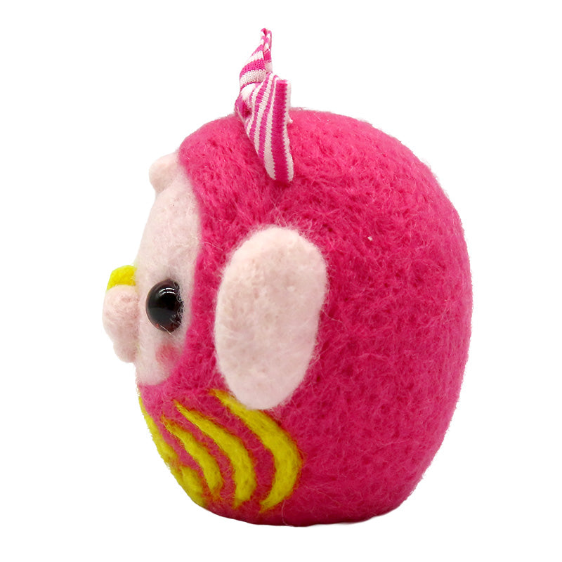 くるみちゃんだるま ピンク「恋」