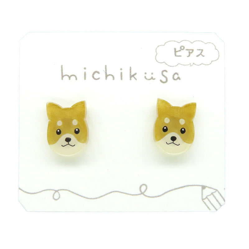 アニマルピアス 茶柴犬