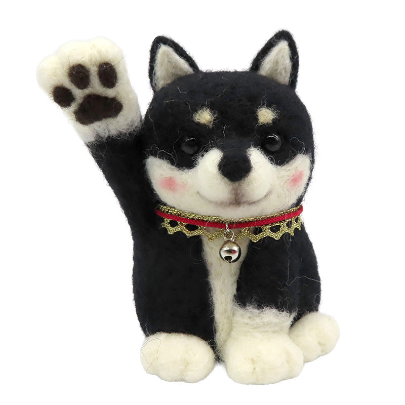招きアニマル 柴犬 黒
