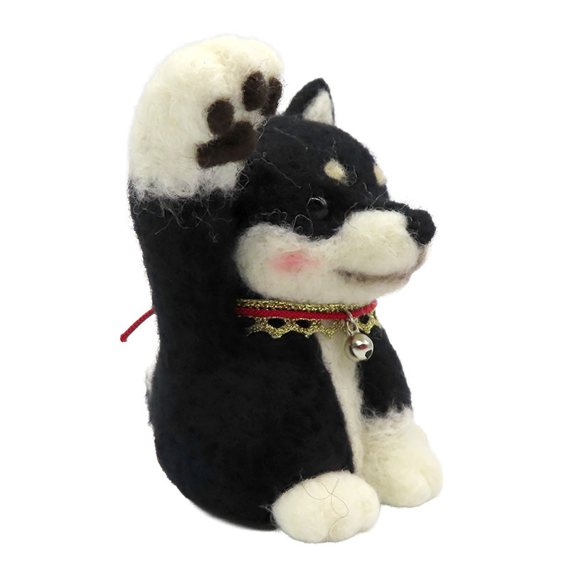 招きアニマル 柴犬 黒