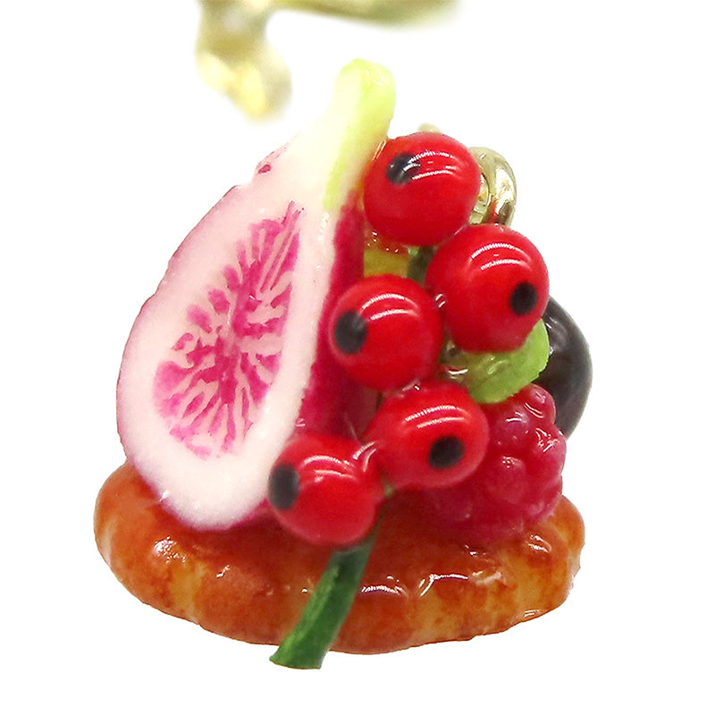 -cafe sweets- いちじく&ぶどうタルト イヤリング