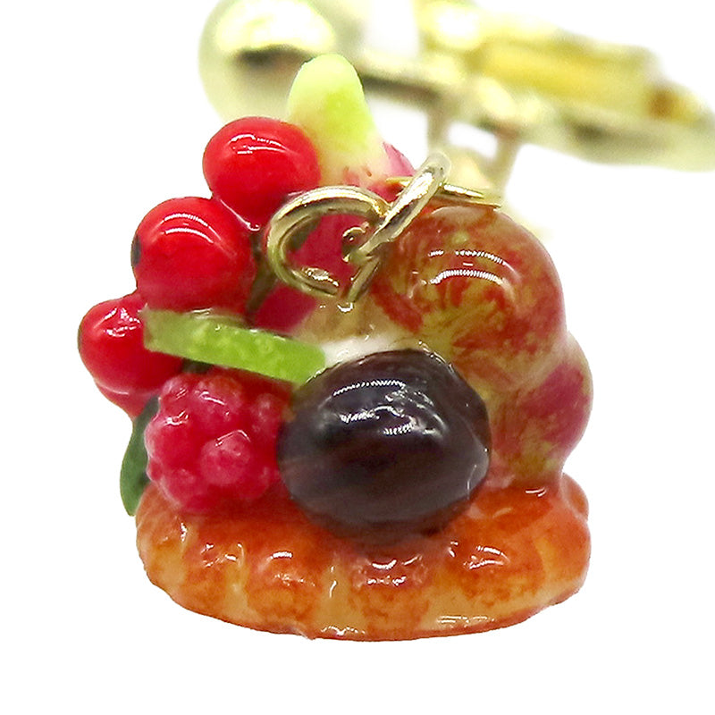 -cafe sweets- いちじく&ぶどうタルト イヤリング