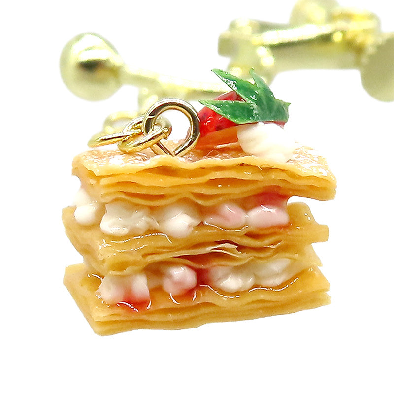 -cafe sweets- ミルフィーユ イヤリング