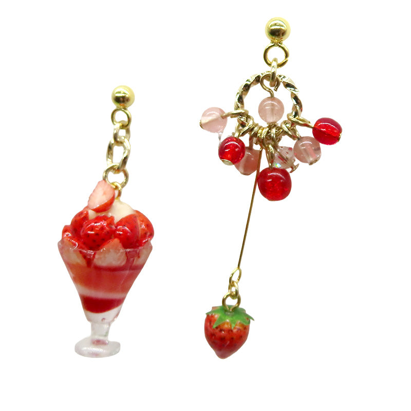 -strawberry parfait- ストロベリーパフェ ピアス