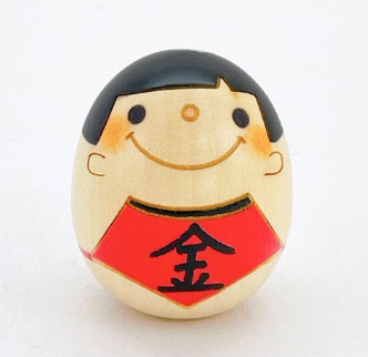 たまごこけし【金太郎】