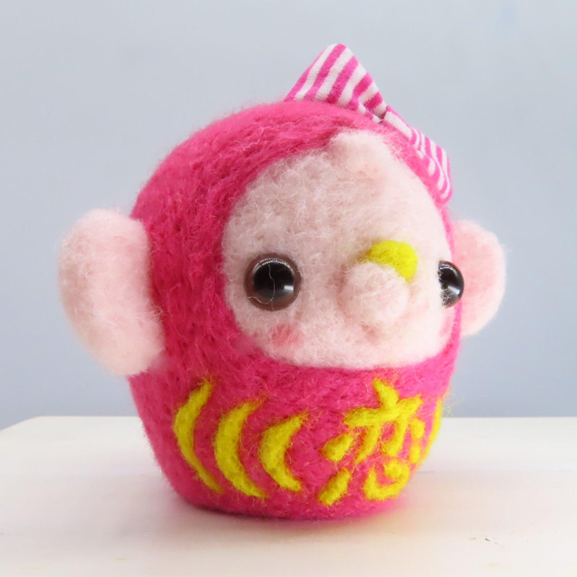 くるみちゃんだるま ピンク「恋」