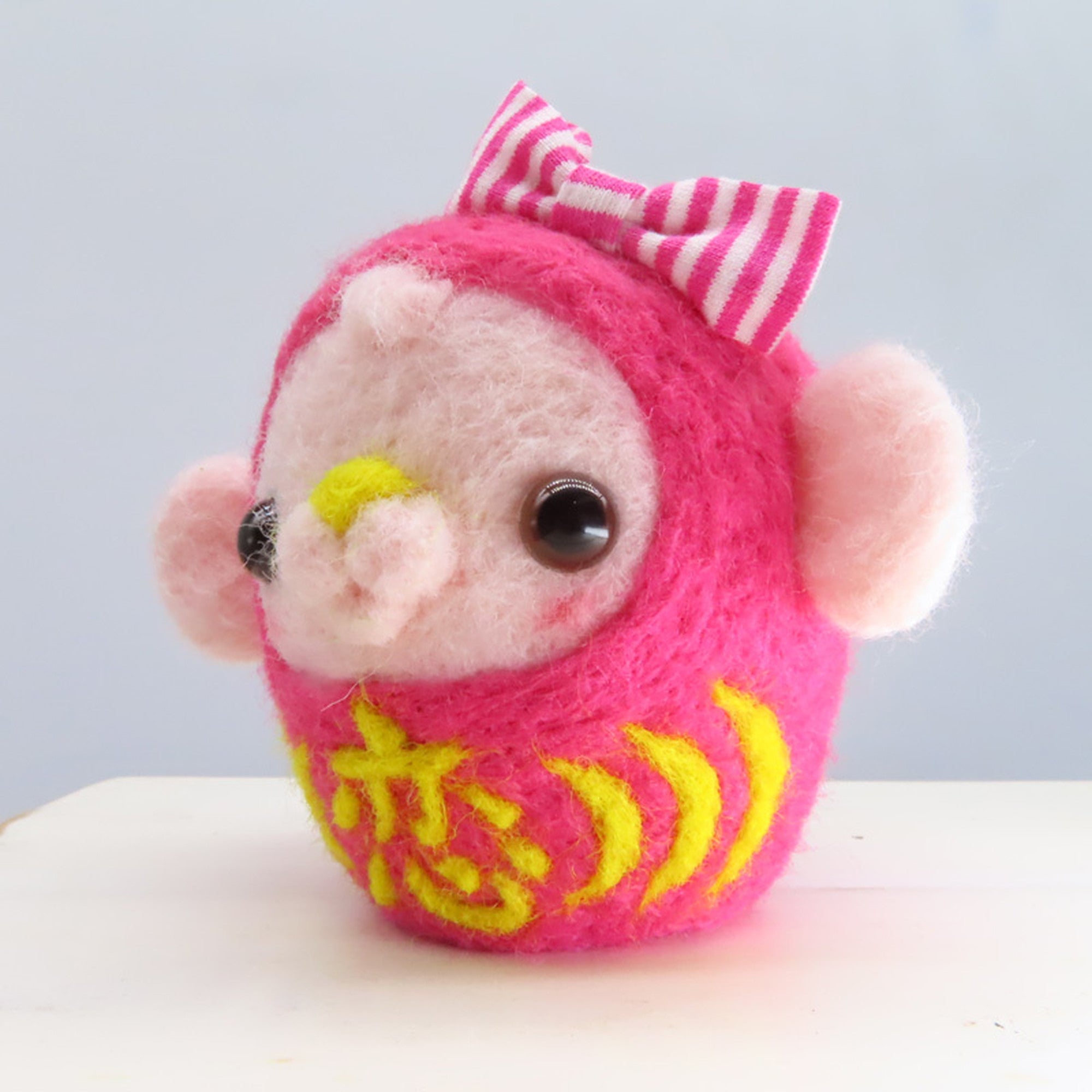 くるみちゃんだるま ピンク「恋」