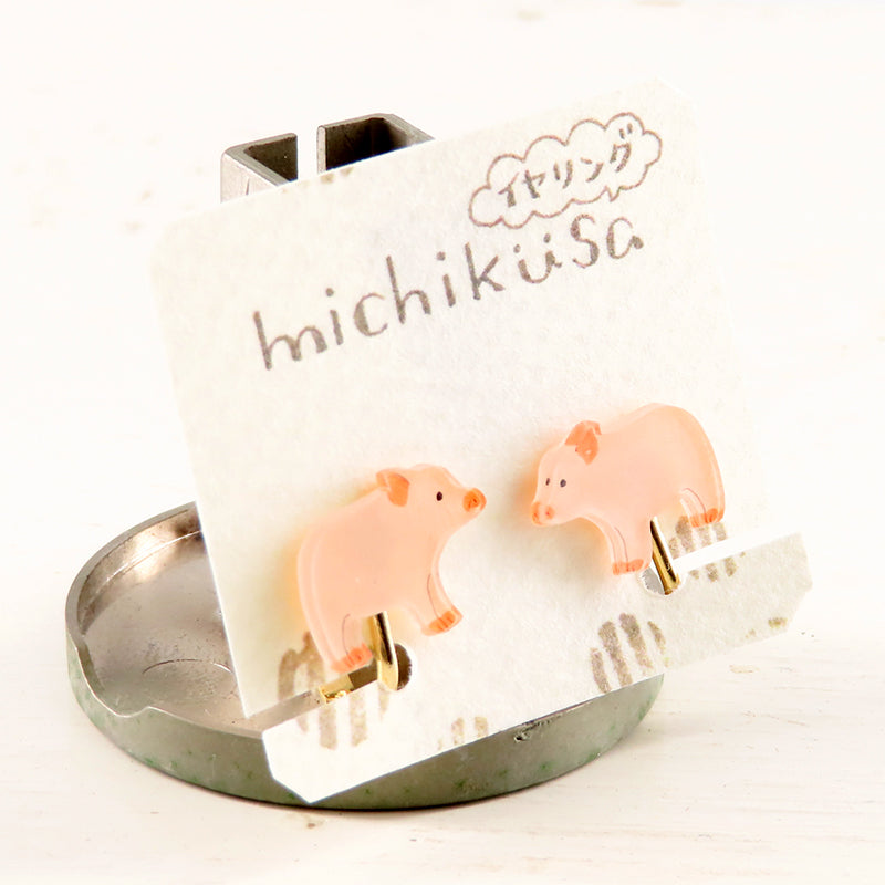 アニマルイヤリング ミニブタ