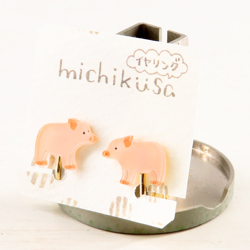 アニマルイヤリング ミニブタ