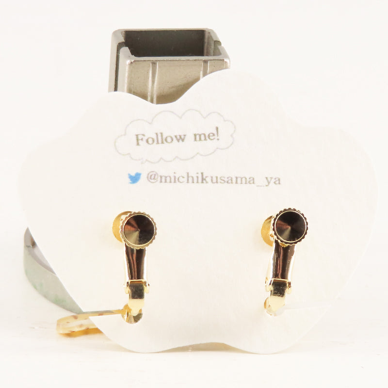 ねこイヤリング 茶トラ