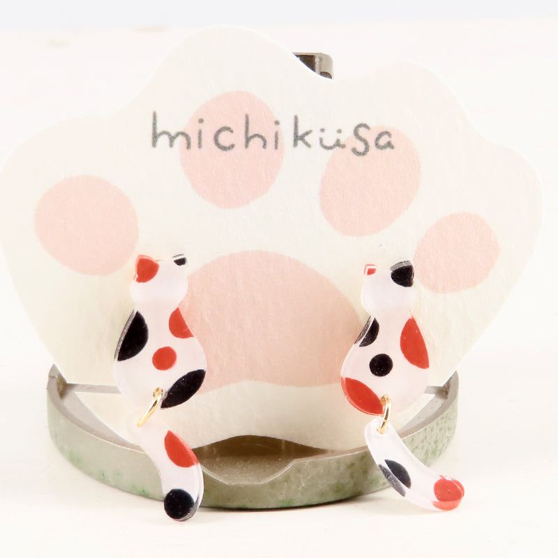 ねこイヤリング ミケ