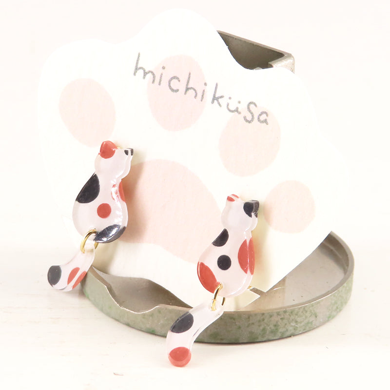 ねこイヤリング ミケ