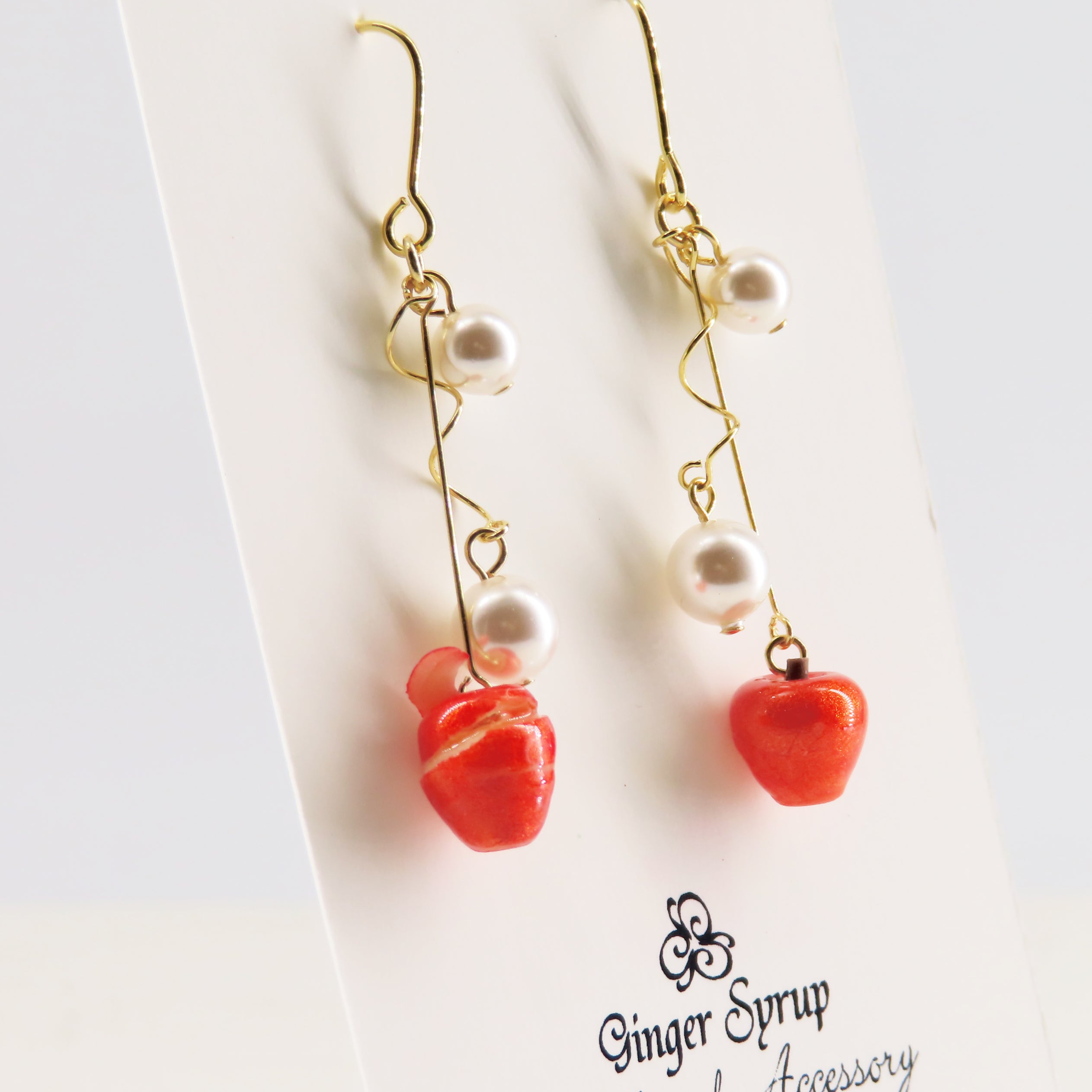 -むきりんご- ピアス