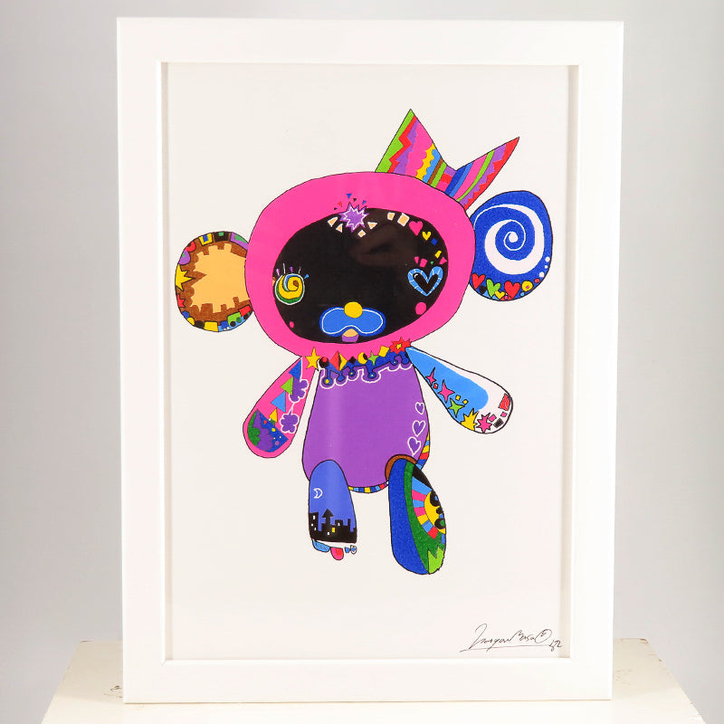 A4サイズアートフレーム ファンキーくるみちゃん