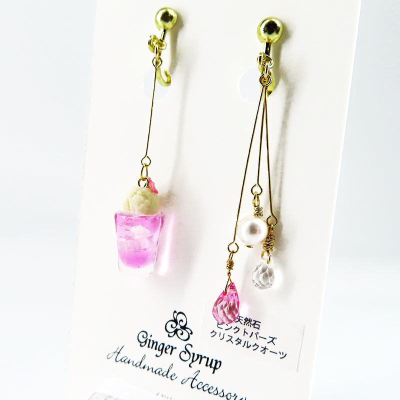 -cream soda- 桜 イヤリング