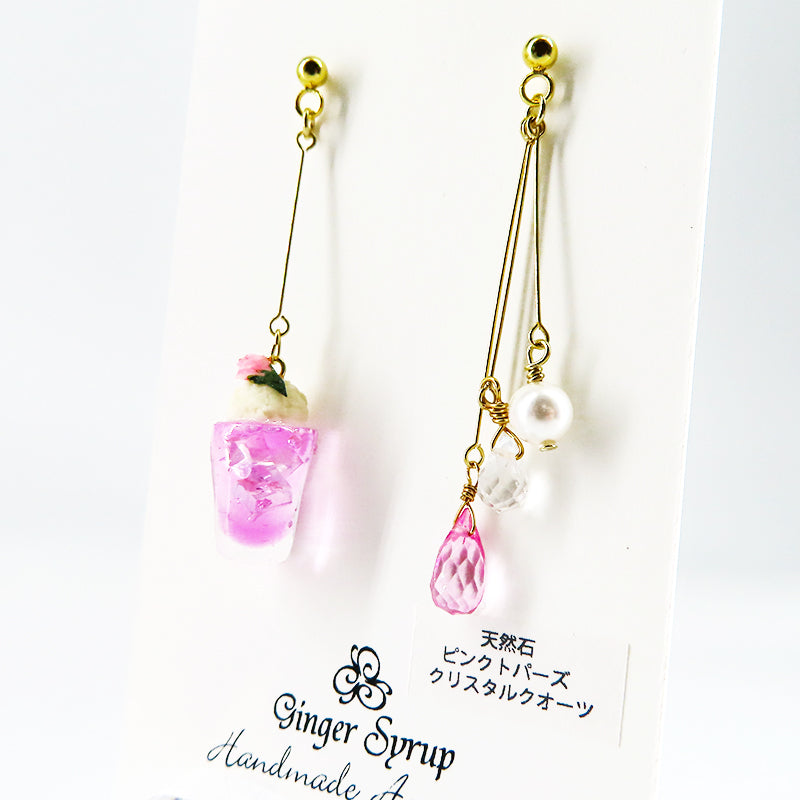 -cream soda- 桜 ピアス
