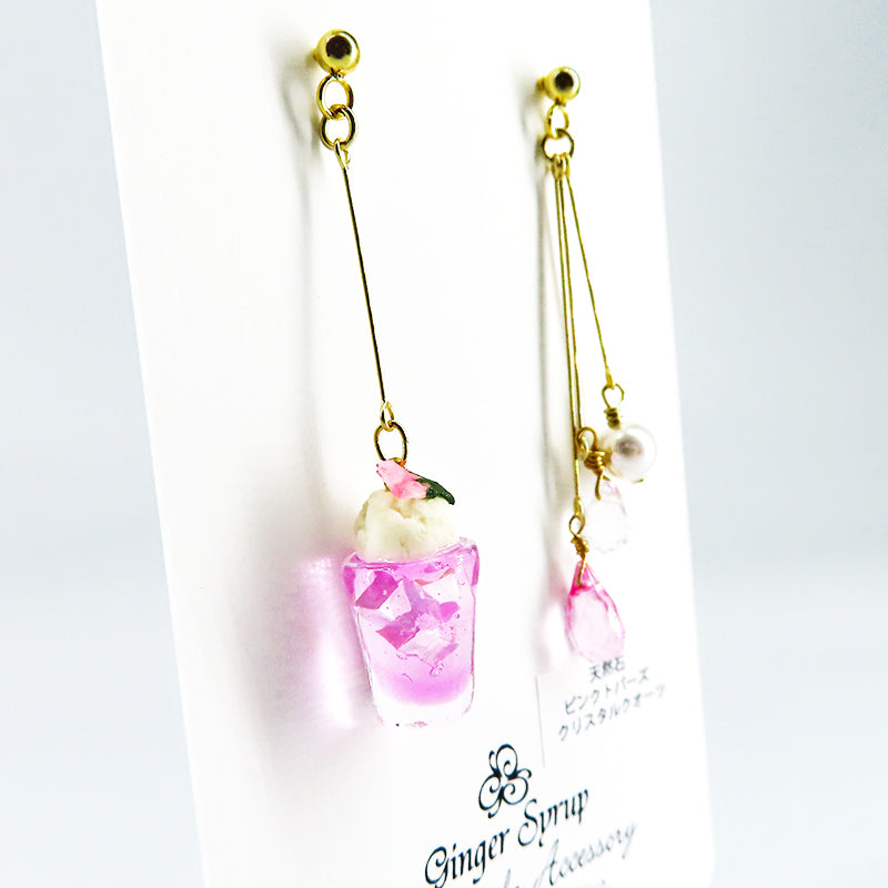 -cream soda- 桜 ピアス