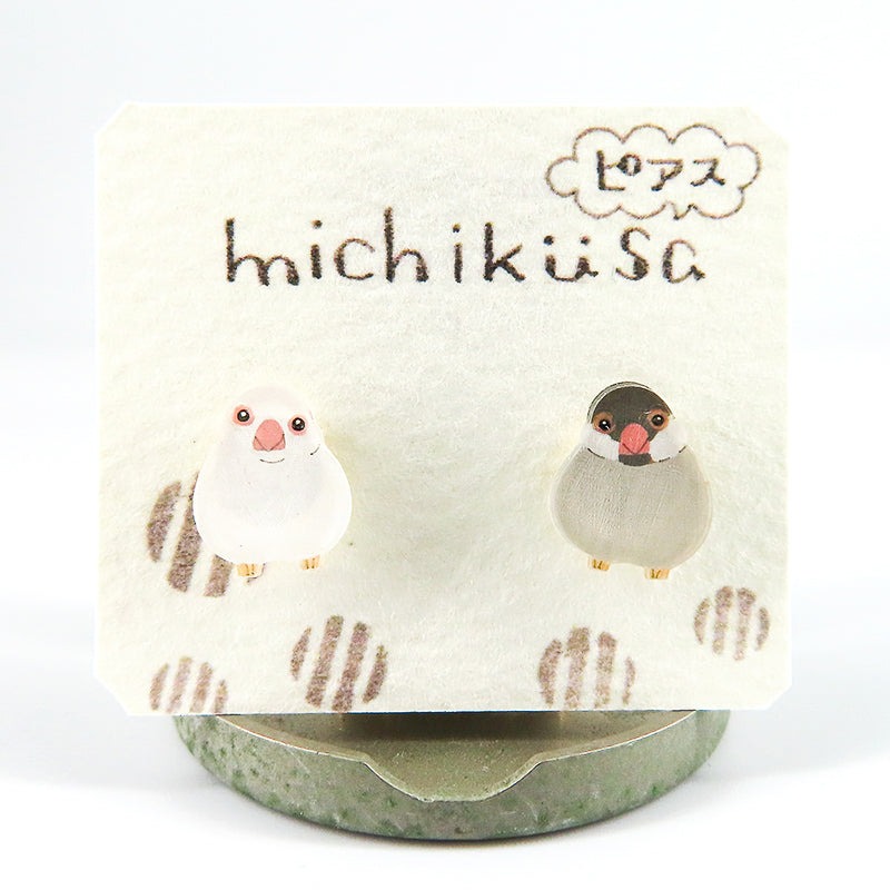 アニマルピアス 文鳥