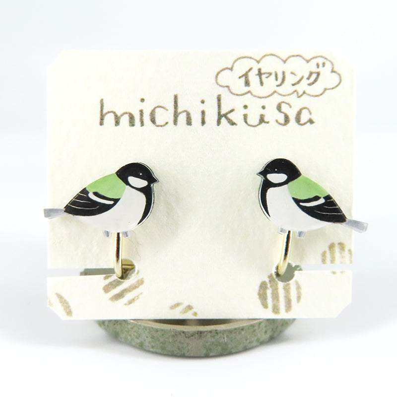 アニマルイヤリング シジュウカラ