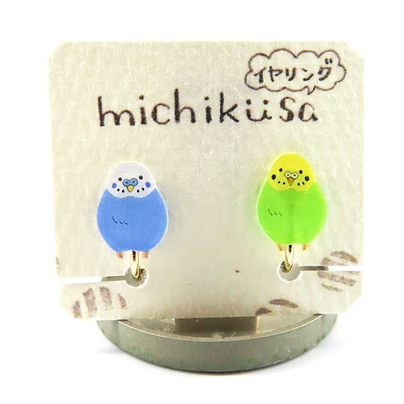 アニマルイヤリング セキセイインコ