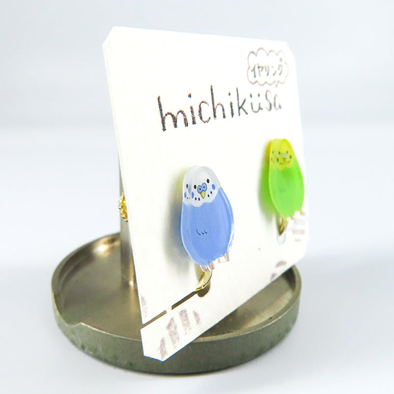 アニマルイヤリング セキセイインコ