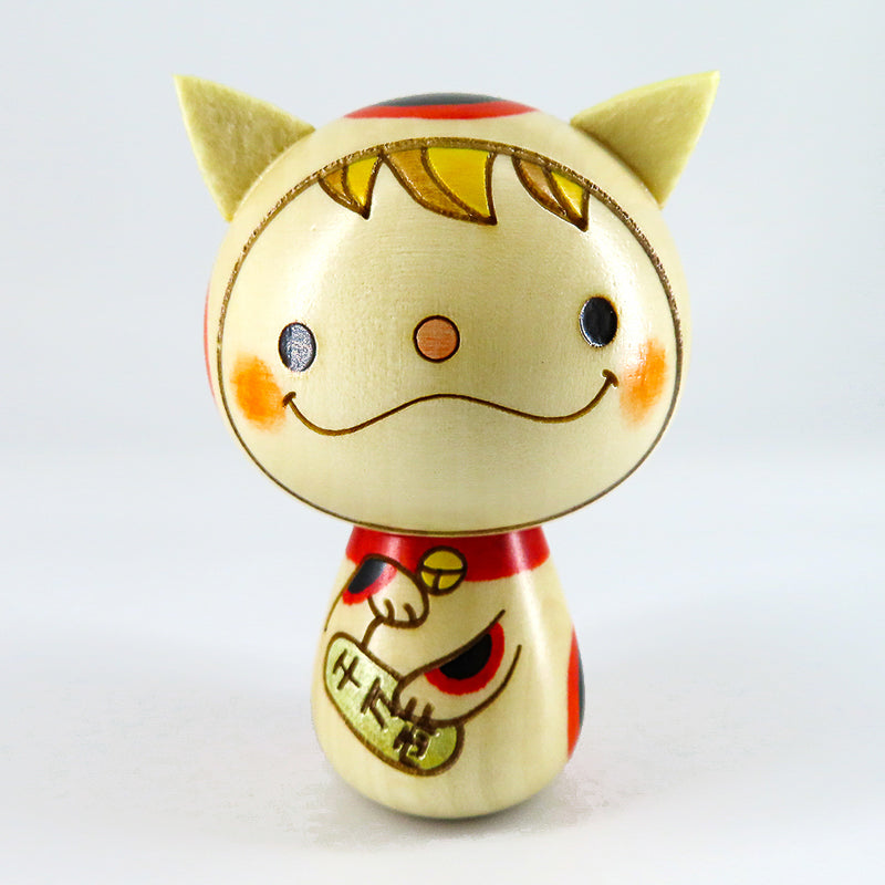 招き猫くん こけし