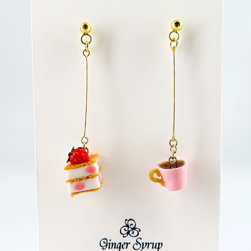 -cafe sweets- ミルフィーユ ピアス