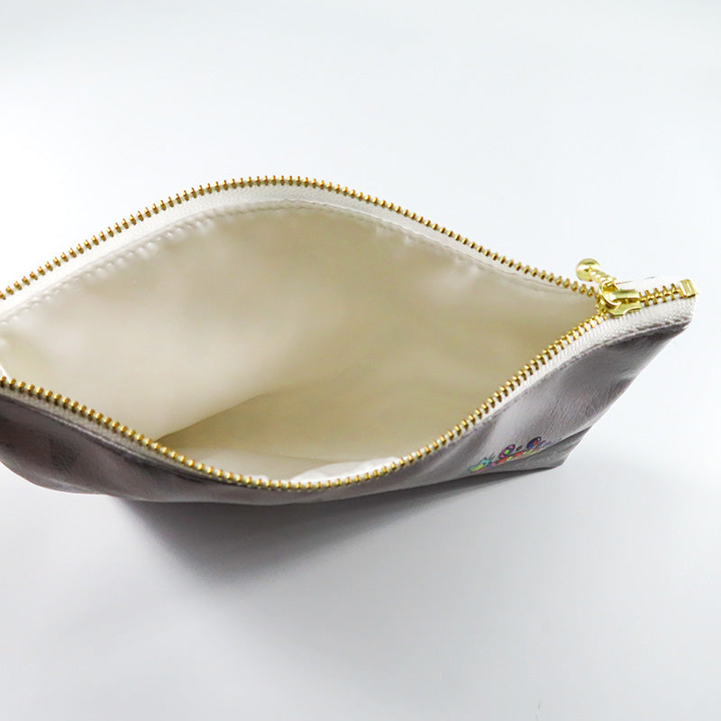 シロネコ 四角ポーチ