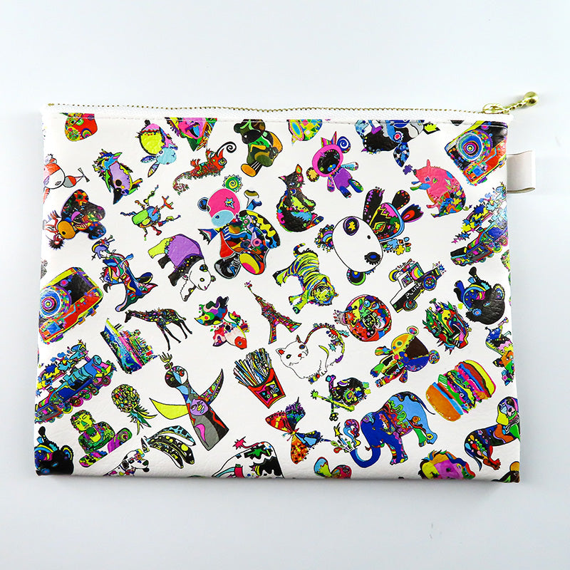 クロネコ 四角ポーチ