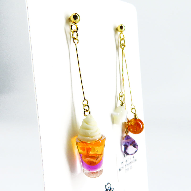 -cream soda- Sunset ピアス