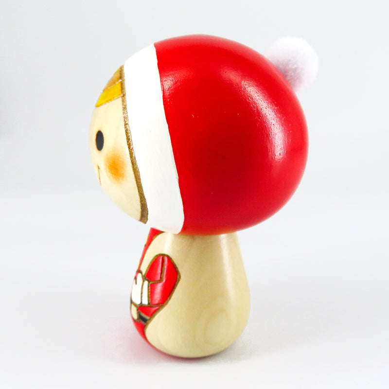 【クリスマス】クリスマス こけし 【 サンタ君 】