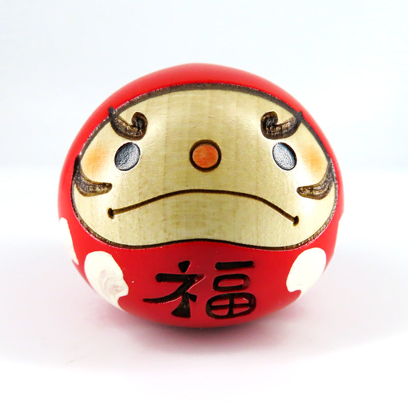 幸福だるま こけし 赤