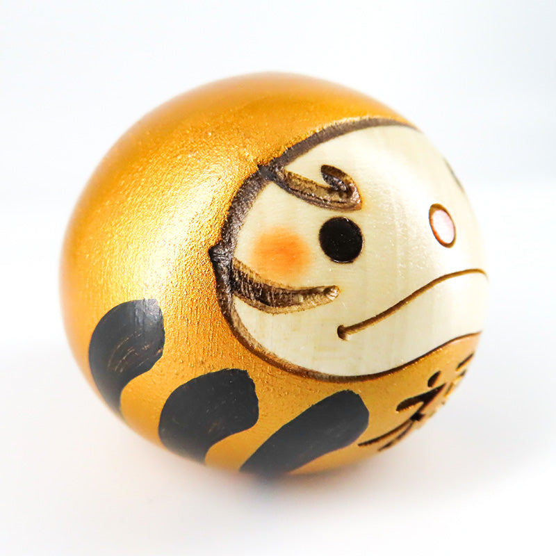 幸福だるま こけし 金