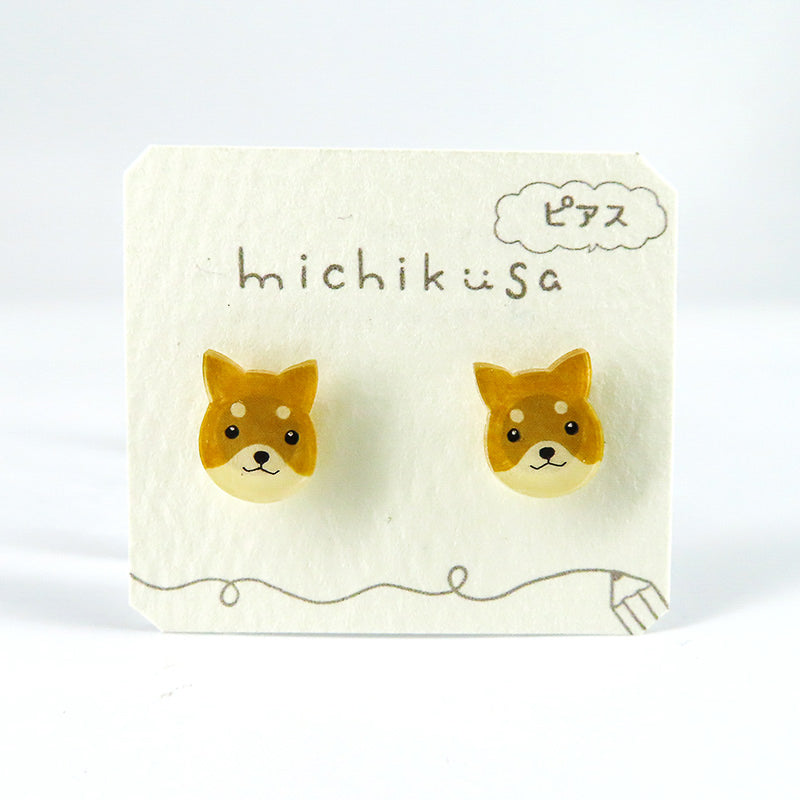 アニマルピアス 茶柴犬