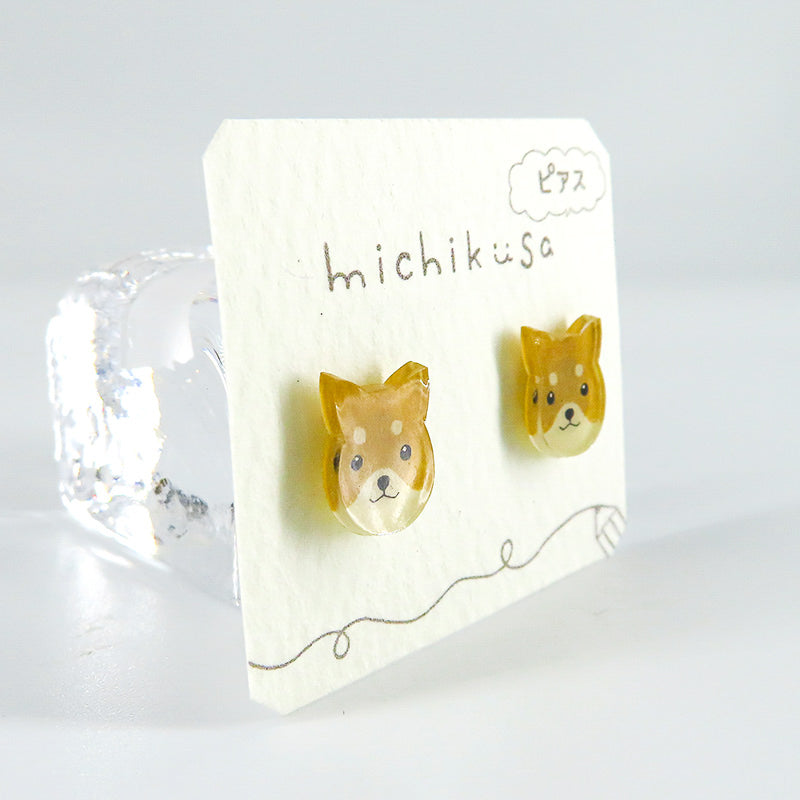 アニマルピアス 茶柴犬