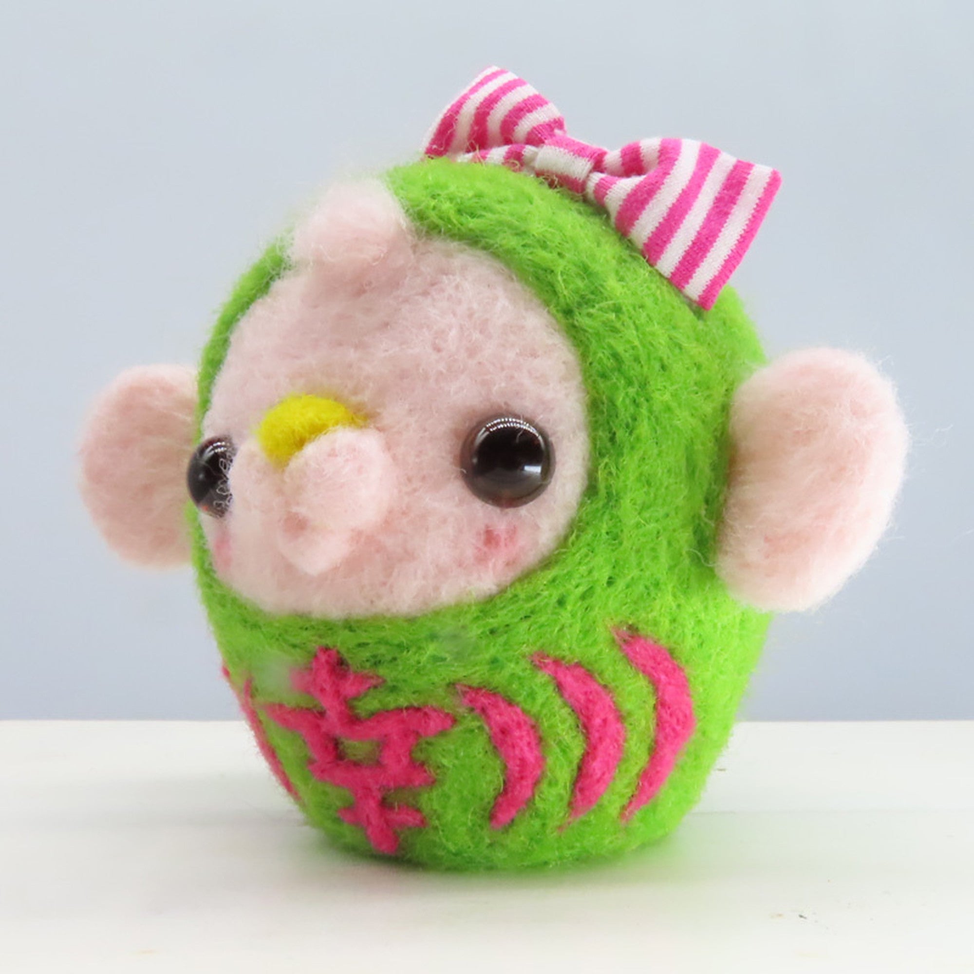 くるみちゃんだるま グリーン「幸」