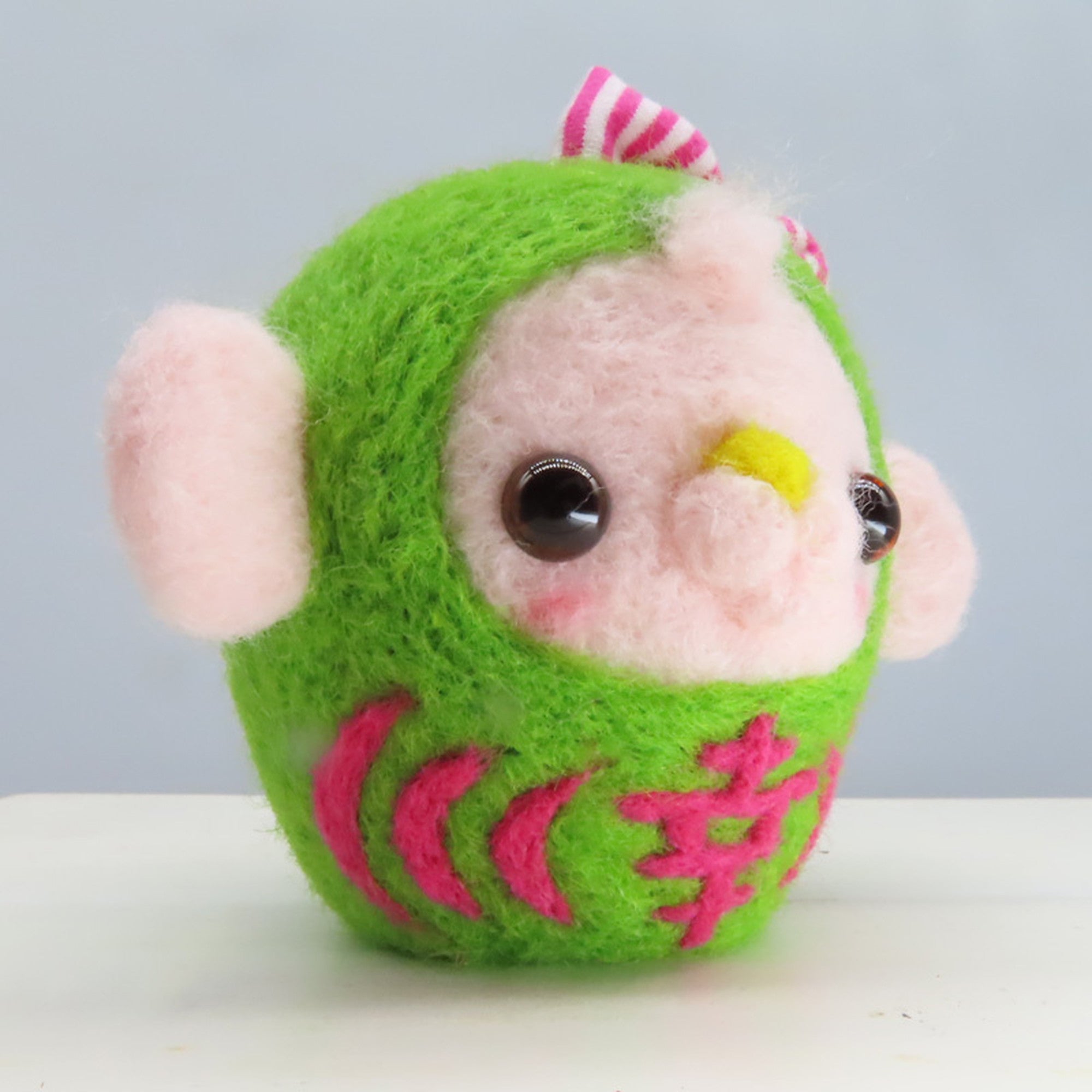 くるみちゃんだるま グリーン「幸」