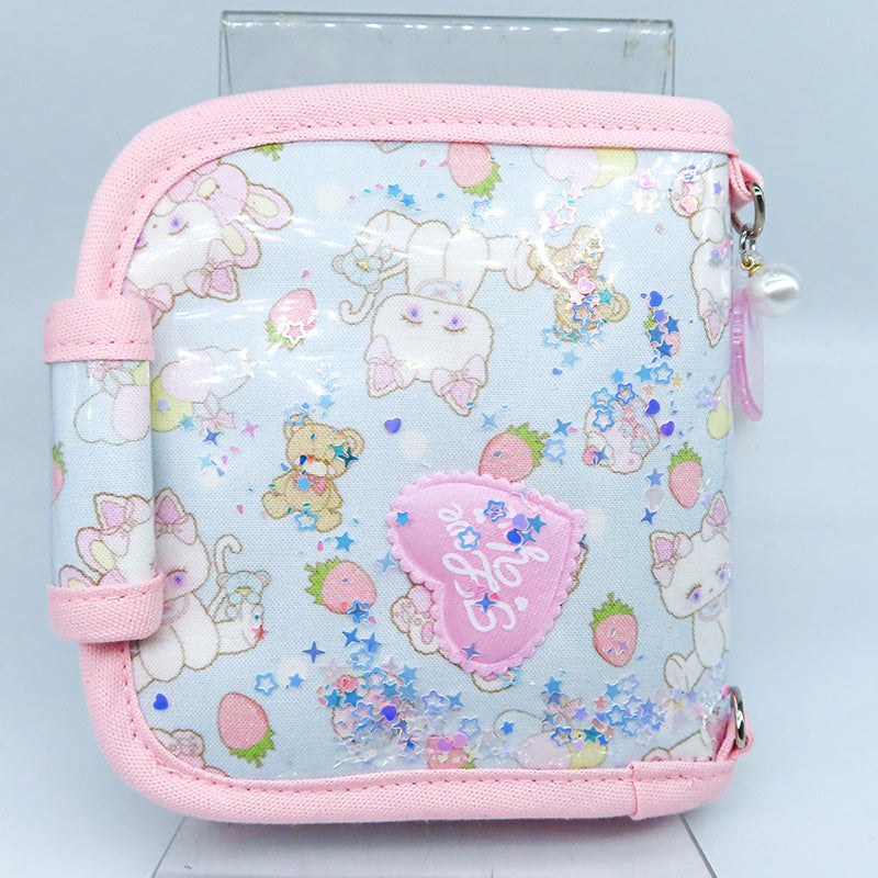 二つ折り財布【ねこ×メルヘン柄】