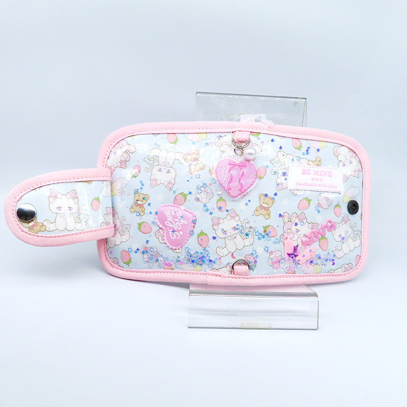 二つ折り財布【ねこ×メルヘン柄】